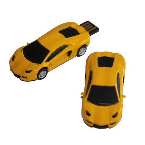 sportscar-gelb USB Stick